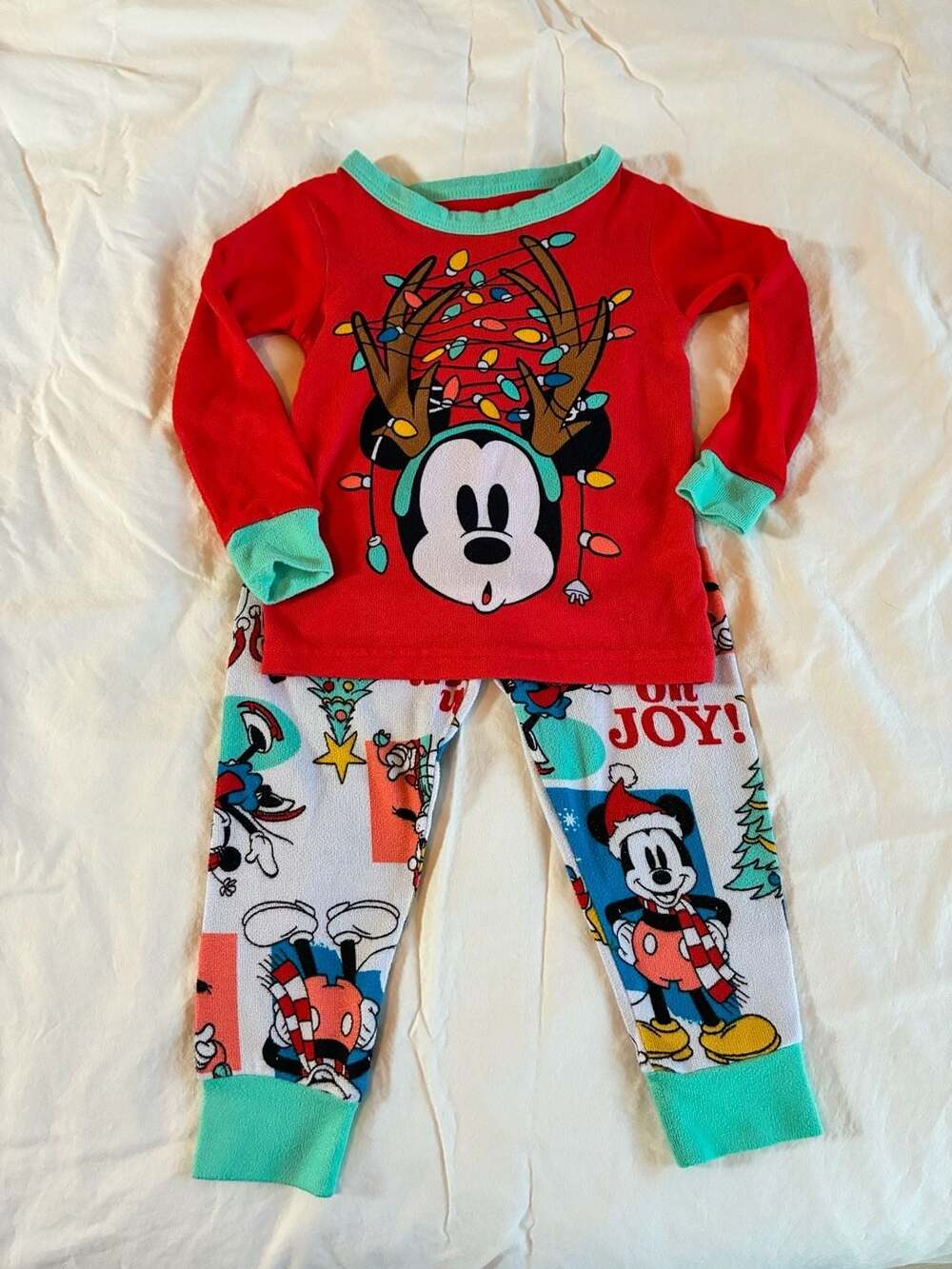 Christmas Character Toddler Snug Fit Pajama Set, 2-Piece, Sizes 2T